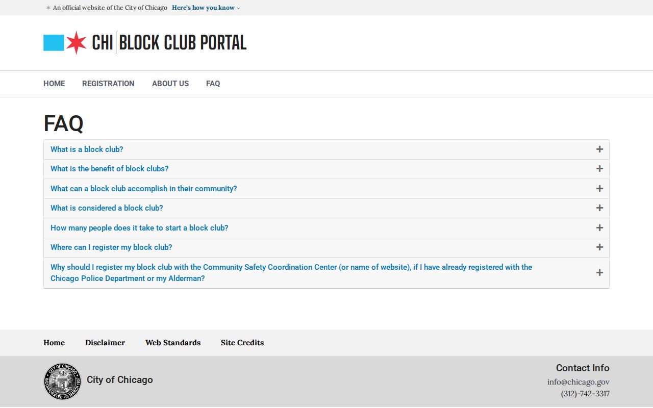 Chicago neighbors block-club program information
